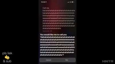 Hey Siri Call Me, &ldquo;hahaha&rdquo;